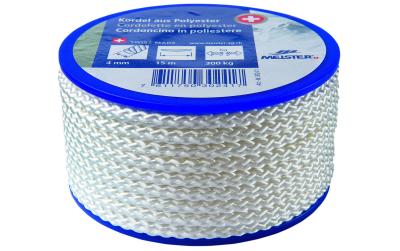 Meister KORDEL PES WEISS 4MM 15M