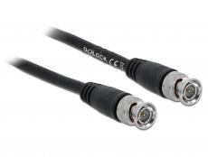 Kabel BNC-BNC: 1 Meter, 75Ohm, schwarz