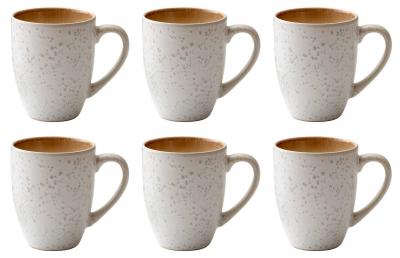 Bitz Kaffeetasse 300ml 6er Set Creme/Amber