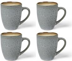 Bitz Kaffeetasse 300ml 4er Set Grau/Creme