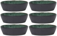 Bitz Schale 18cm 6er Set Schwarz/Grün