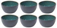 Bitz Schale 10cm 6er Set Schwarz/Grün