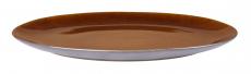 Bitz Servierplatte 45x34cm Schwarz/Amber