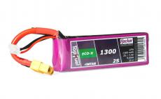 TopFuel LiPo-Akku 7.4V 1300mAh 2S 25C MTAG