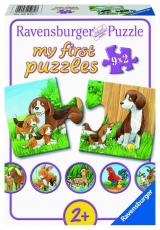 Puzzle Tierfamilien auf dem Bauernhof