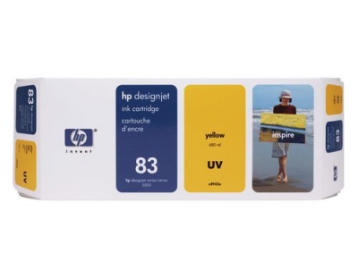 HP Tinte Nr. 83 - Yellow UV (C4943A)