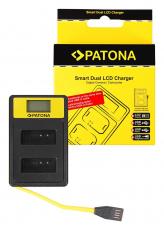 PATONA Smart Dual LCD USB Ladegerät