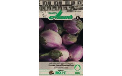 Samen Mauser Aubergine Rotonda Bianca