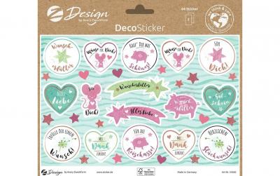 Z-Design Sticker A5 DEKO Gutschein 2Bg