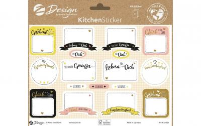 Z-Design Sticker A5 KÜCHE Gaumenfreude 2Bg