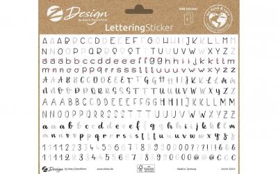 Z-Design Sticker A5 LETTERING Buchstab 2Bg