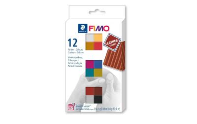 FIMO Modelliermasse leather-effekt