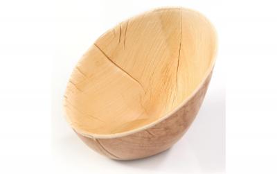 Sier Palm Schüssel oval schräg