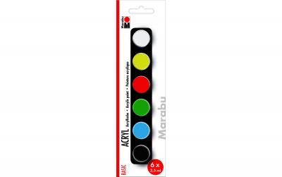 Marabu Acrylfarbe Set Basic