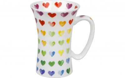 Könitz Tasse Colourful cast- hearts