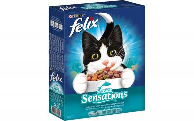 Felix Trockenfutter Sensations mit Fisch