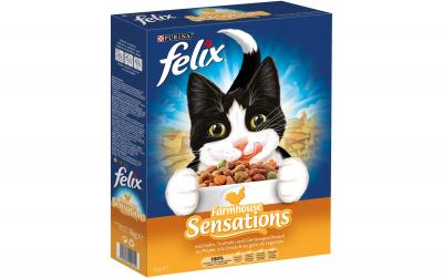 Felix Trockenfutter Sensations mit Huhn