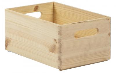 Holz Zollhaus Stapelbox, Natur