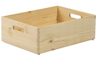 Holz Zollhaus Stapelbox, Natur