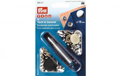 Prym Druckknöpfe Caravan, silber