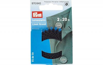 Prym Leinenzwirn, schwarz