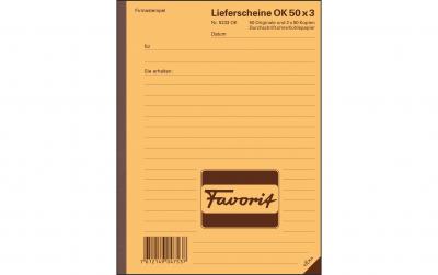 Favorit Lieferscheine 9233OK