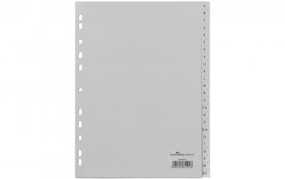 Durable Register A4 A-Z 24-tlg. grau