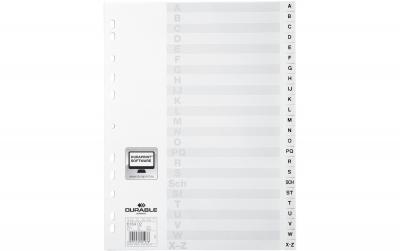 Durable Register PP geprägt A-Z 24-teilig