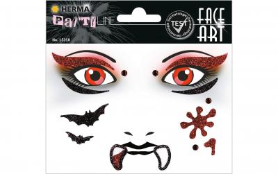 Herma Tattoos Face Art Vampir