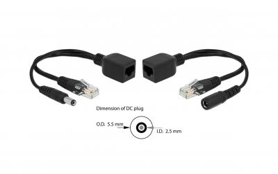Delock Passiv PoE Injector/Splitter Set