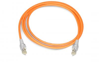 Dätwyler PUR Patchkabel: S/FTP, 0.5m,orange