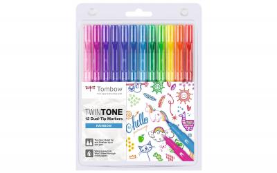 Tombow TwinTone Fasermaler Regenbogen