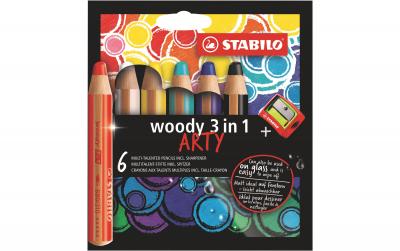 STABILO Woody 3 in 1 Malstift ARTY
