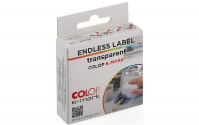 Colop E-Mark Etiketten endlos transparent