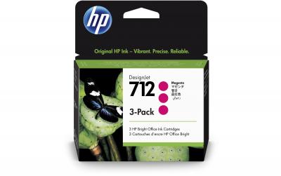 HP Tinte Nr. 712 3-Pack - Magenta (3ED78A)