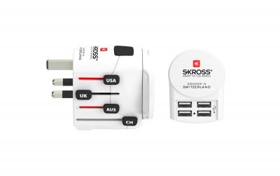 SKROSS PRO+ 4xUSB World ohne CH/I