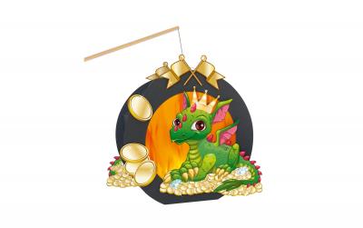 URSUS Laternen-Bastelset Drache
