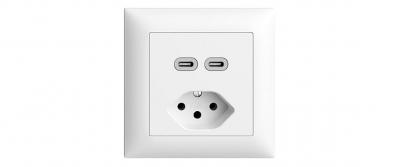 Feller EDIZIOdue Steckdose 2xUSB-C