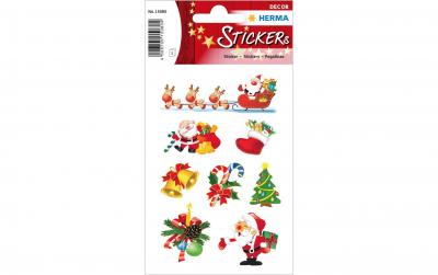 Herma Weihnachtssticker Santa Claus