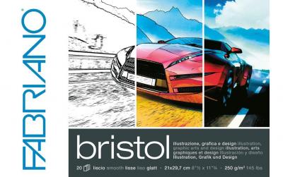 Fabriano Künstlerpapier Bristol A4