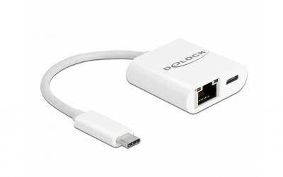Delock USB Typ-C zu LAN / PD Adapter
