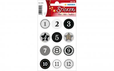 Herma Adventskalender-Zahlen