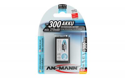 Ansmann Akku 9V Eblock NIMH 300 1er