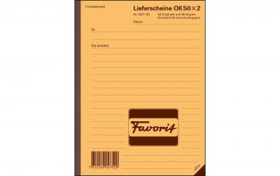 Favorit Formularbuch Lieferscheine A5 9231