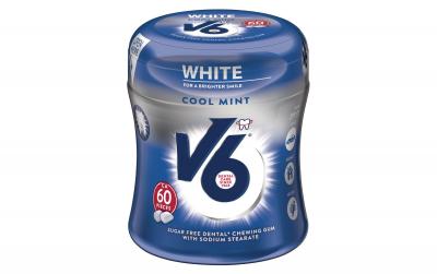 V6 White Cool Mint Bottle