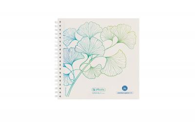 Herlitz Spiralblock 14.8x14.8cm GREENline