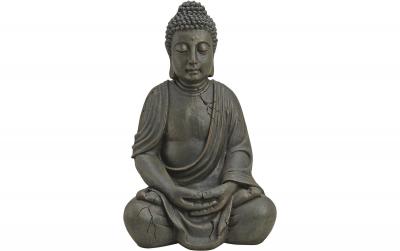 G. Wurm Buddha sitzend, Braun