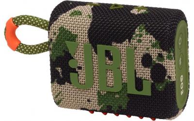 JBL Go 3, Bluetooth Speaker, Camouflage