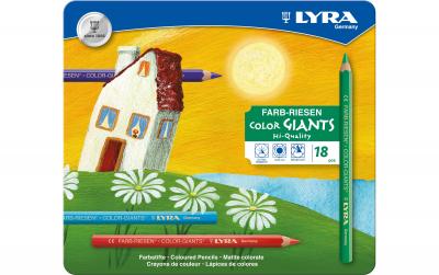 Lyra Farbstift Color Giants in Mettalschach