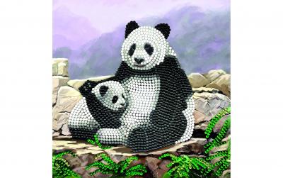 Crystal Art Card Panda